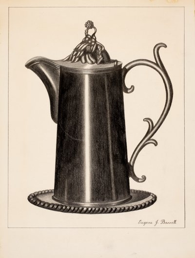 Pewter Flagon by Eugene Barrell