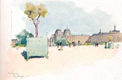 Les Tuileries by Eugene Bejot