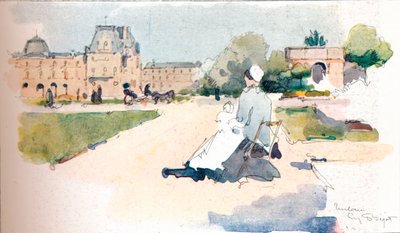 Les Tuileries by Eugene Bejot