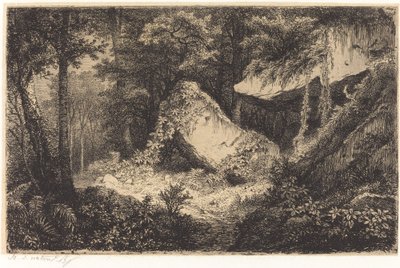 Les roches blanches (White Rocks) by Eugene Bléry