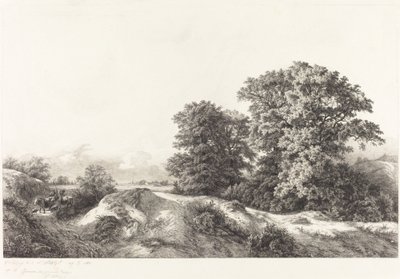 Oaks in the Vaux de Cernay by Eugene Bléry