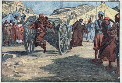 Morocco War: Adb-el-Krim (Abdel-Krim Al Khattabi) by Eugene Damblans