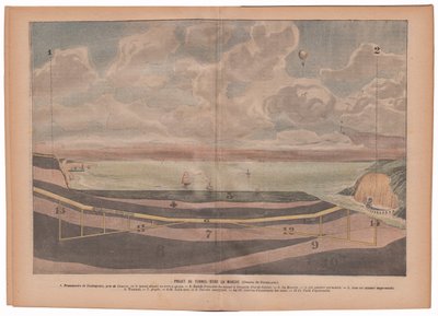 Project of Tunnel Under the English Channel by Eugene Damblans
