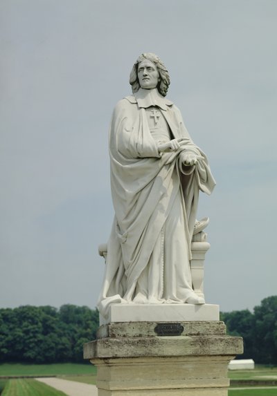 Statue of Jacques Benigne Bossuet (1627-1704) by Eugene Guillaume
