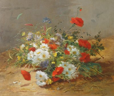 Flower Study by Eugene Henri Cauchois