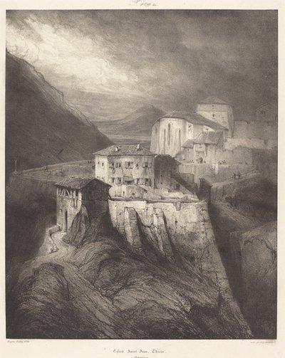 Eglise Saint-Jean, Thiers by Eugene Isabey