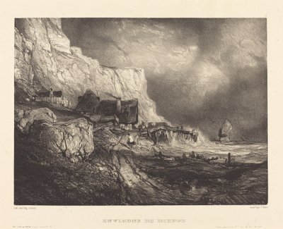 Environs of Dieppe by Eugene Isabey