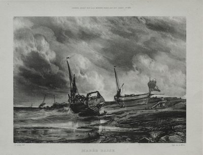 Low Tide by Eugene Isabey