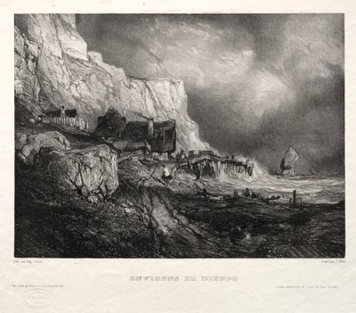 Six Marines: Environs de Dieppe by Eugene Isabey