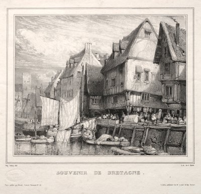 Souvenirs: Souvenir of Brittany by Eugene Isabey