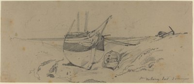 St. Valery sur somme by Eugene Isabey