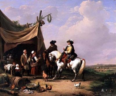 The Stirrup Cup by Eugene Joseph Verboeckhoven