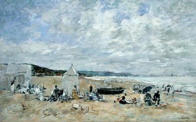 Beach Scene by Eugene Louis Boudin