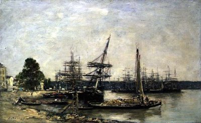 Bordeaux by Eugene Louis Boudin