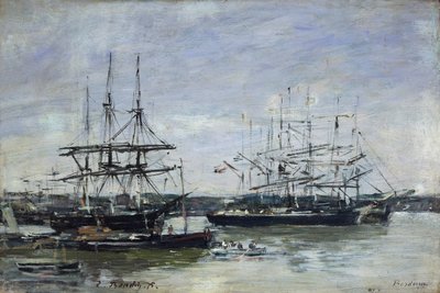 Bordeaux, 1875 by Eugene Louis Boudin