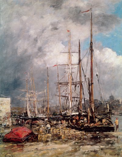 Fecamp, Herring Fishers, 1892-94 by Eugene Louis Boudin
