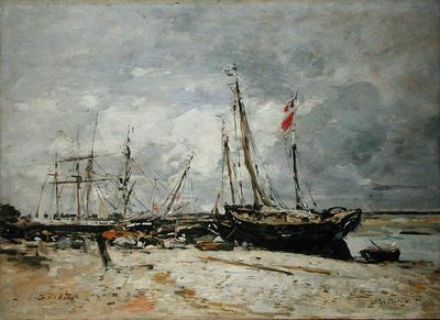 Le Crotay by Eugene Louis Boudin