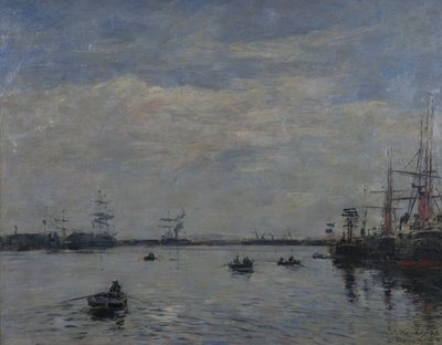 Le Havre by Eugene Louis Boudin