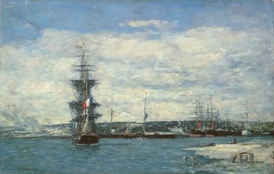 Le Havre by Eugene Louis Boudin