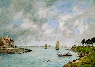 St. Valery-sur-Somme by Eugene Louis Boudin