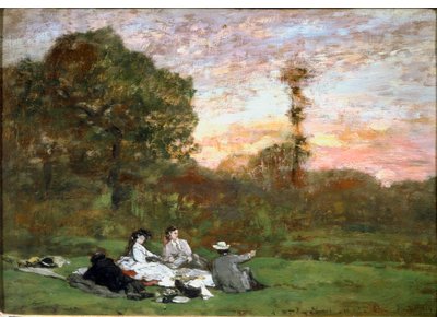 The Luncheon on the Grass by Eugene Louis Boudin