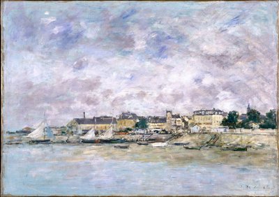 The Port, Trouville, 1886 by Eugene Louis Boudin