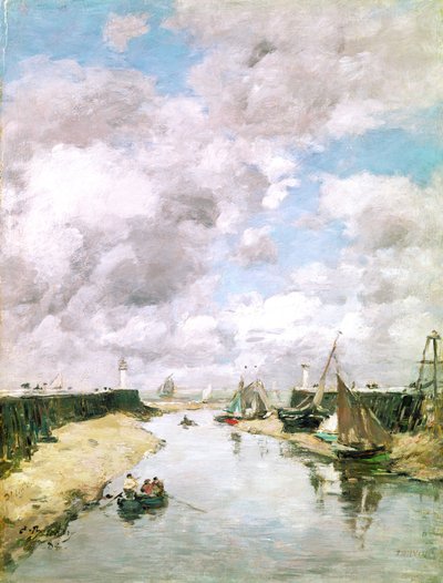 Trouville by Eugene Louis Boudin