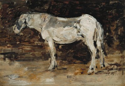 White Horse by Eugene Louis Boudin