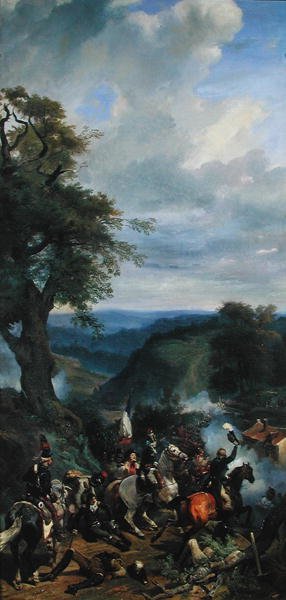 Battle in Argonne, September 1792 by Eugene Louis Lami