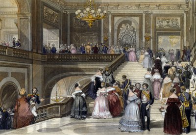Grand celebration at Palace of Versailles by Eugene Louis Lami