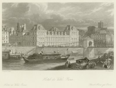 Hotel de Ville by Eugene Louis Lami