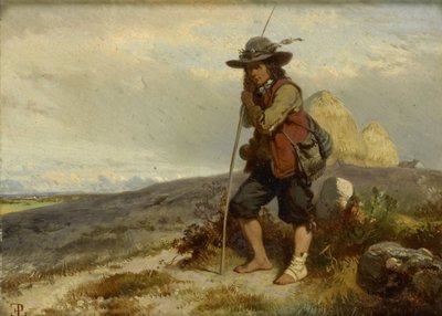 A Young Herdsman by Eugene Modeste Edmond Lepoittevin