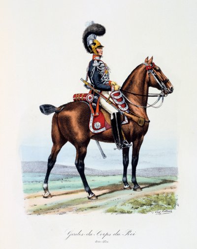 Guards of the King, 1820-1830 by Eugene Titeux