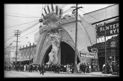 Entrance to Dreamland, 1908 by Eugene Wemlinger