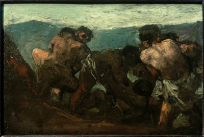 Joseph in the Well by Eugenio Lucas Velázquez