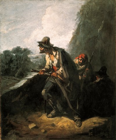 The bandits by Eugenio Lucas y Padilla