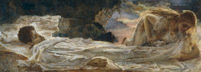 Christ and Mary Magdalene by Eugenio Prati