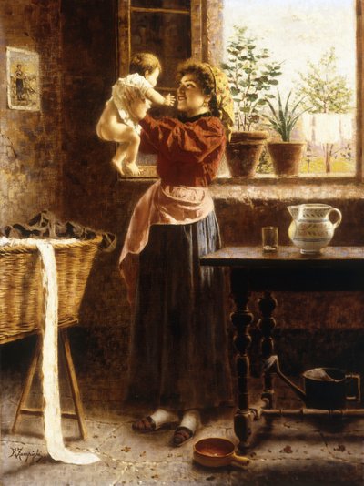 A Tender Moment by Eugenio Zampighi