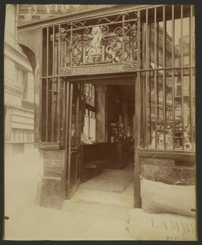 33 Rue des Bourdonnais by Eugène Atget