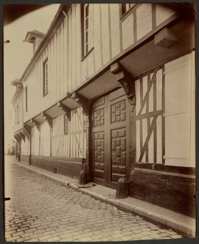 Beauvais, House, 27 Rue Pantaleon by Eugène Atget