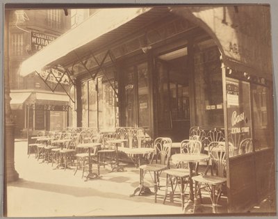 Café, Avenue de la Grande-Armée by Eugène Atget