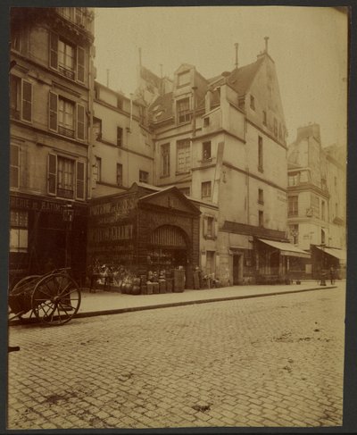 Courtyard of Rue des Archives 46 by Eugène Atget