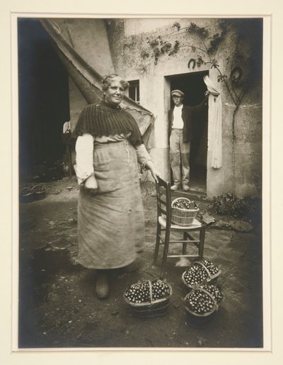 Woman from Verrieres by Eugène Atget