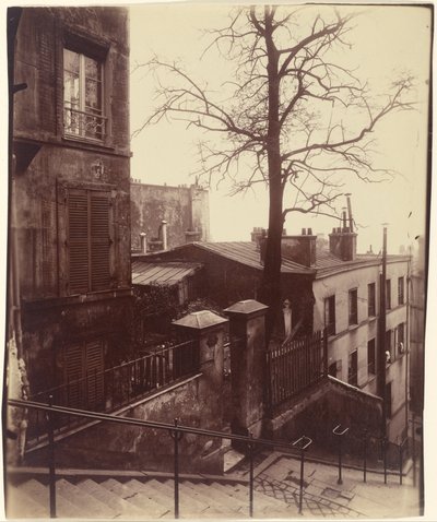 Staircase, Montmartre by Eugène Atget