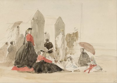 Crinolines and Cabins by Eugene Louis Boudin