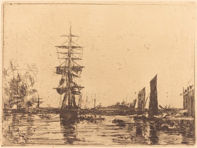 Marine View by Eugène Boudin