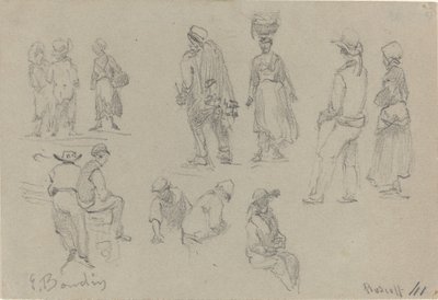 Provincial Figures by Eugène Boudin