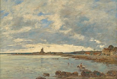 St. Vaast-la-Hougue by Eugene Louis Boudin