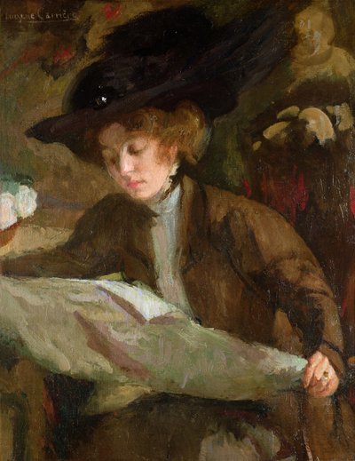 The Morning Read by Eugène Carrière