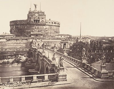 Ponte e Castel S. Angelo by Eugène Constant